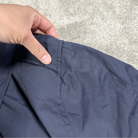 US Air Force All Weather Trench Coat Removable Sherpa Liner in Blue AF 1600 44S - Picture 15 of 16